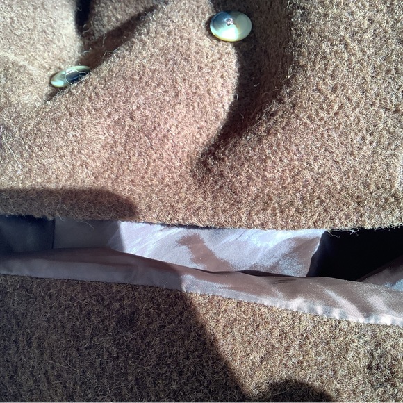 Wool and Alpaca long wrap coat. Vintage size 16. Harvé Benard - Picture 14 of 16